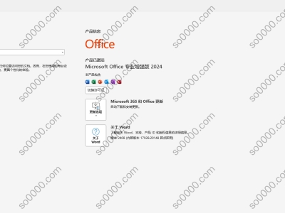 Office 2024 软件安装教程